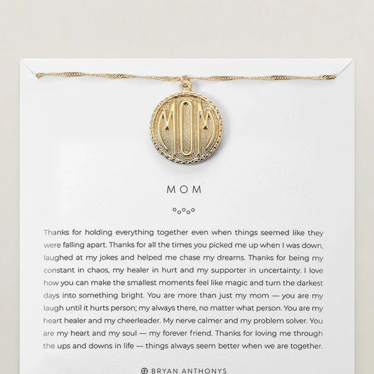 Mom Heirloom Coin Necklace