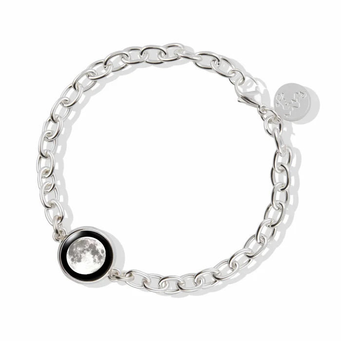 Moonglow Silver Link Bracelet 7D