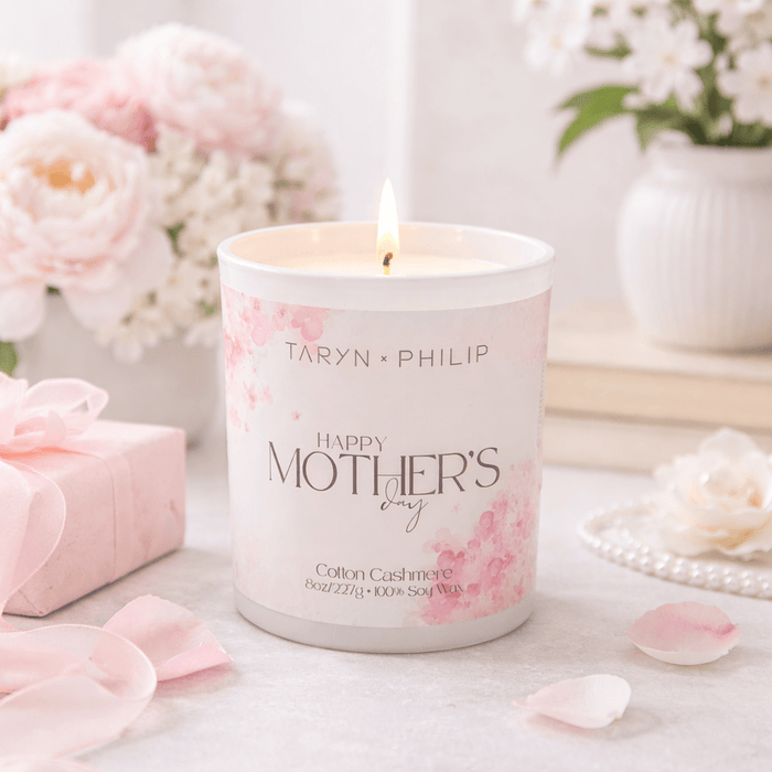 Mother's Day 8oz Candle • Cotton Cashmere
