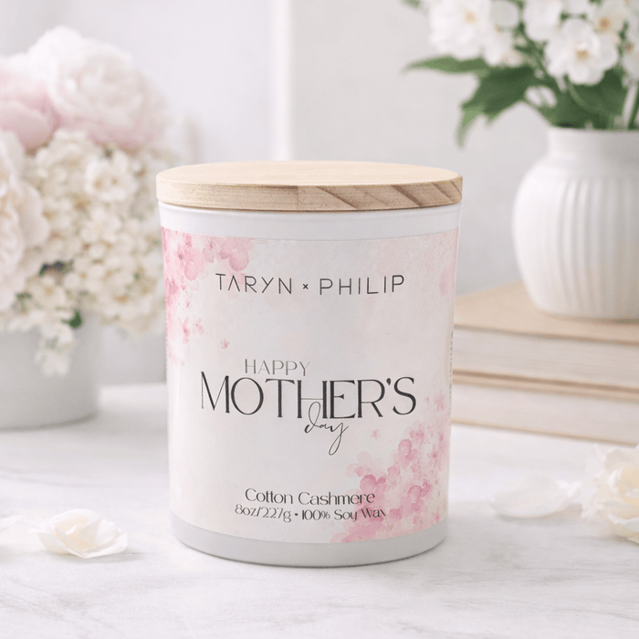 Mother's Day 8oz Candle • Cotton Cashmere