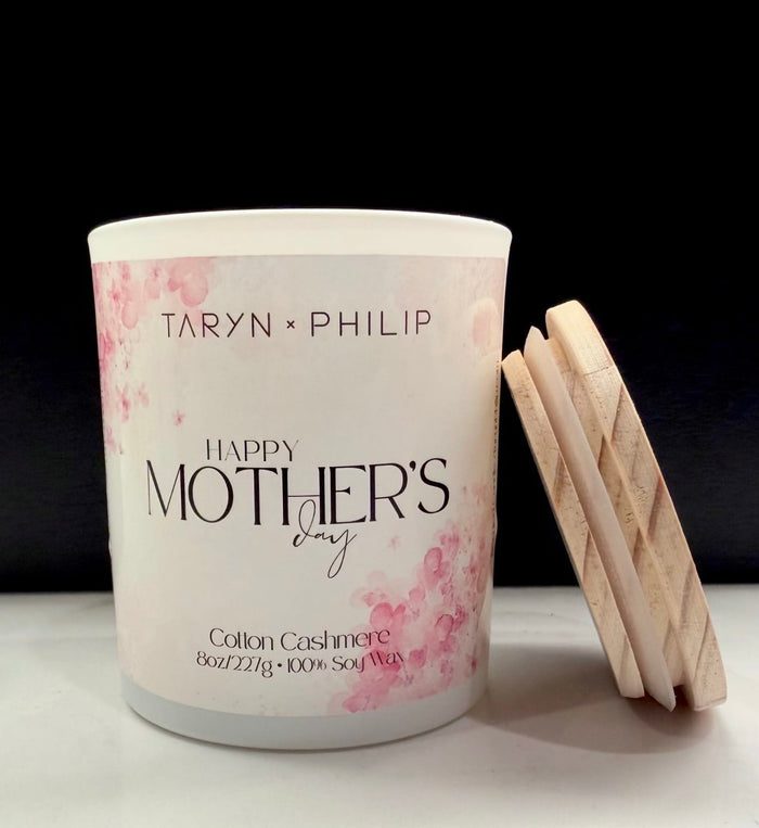 Mother's Day 8oz Candle • Cotton Cashmere