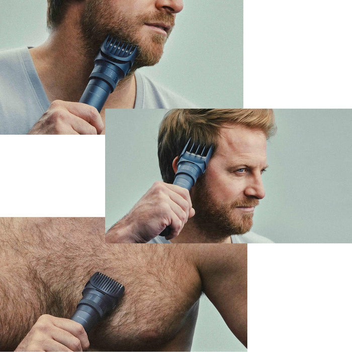 MultiShape Beard, Hair & Body Trimmer Head with 4 combs