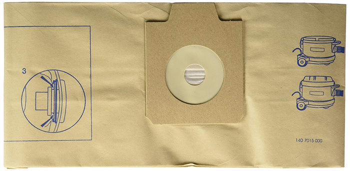 Nilfisk Advance, Euro Clean, Kent UZ930,935 Paper Bags 5 Pk Part 14240709, 1407015020