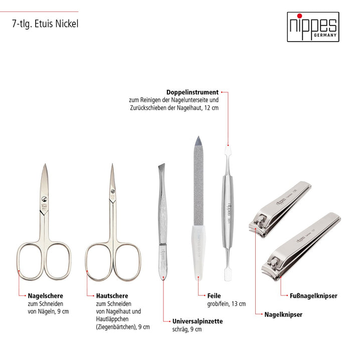 Nippes manikyrsett Vintage - 7 deler