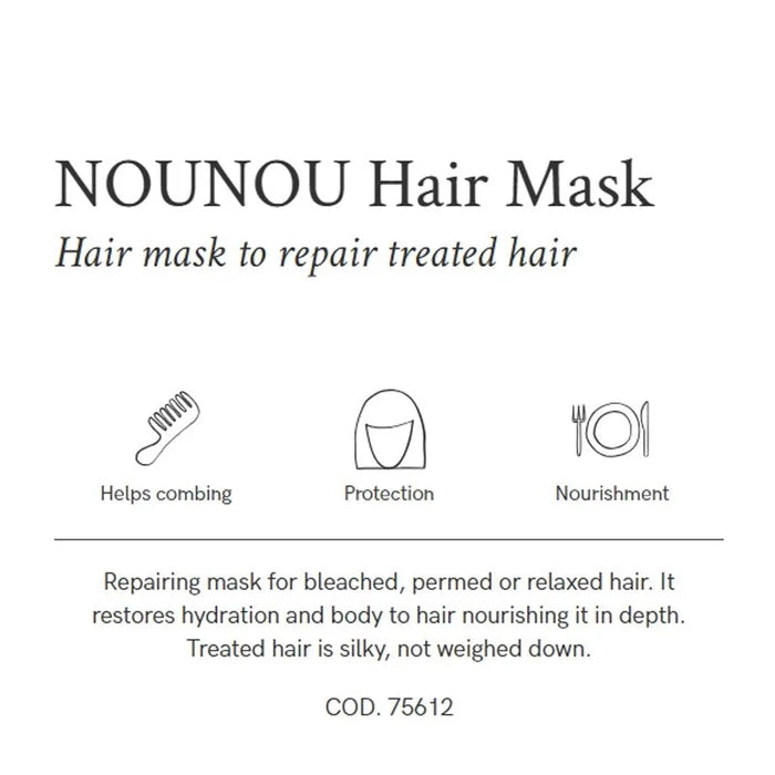 Nounou Nourishing Hair Mask for Damaged Hair - 250ml