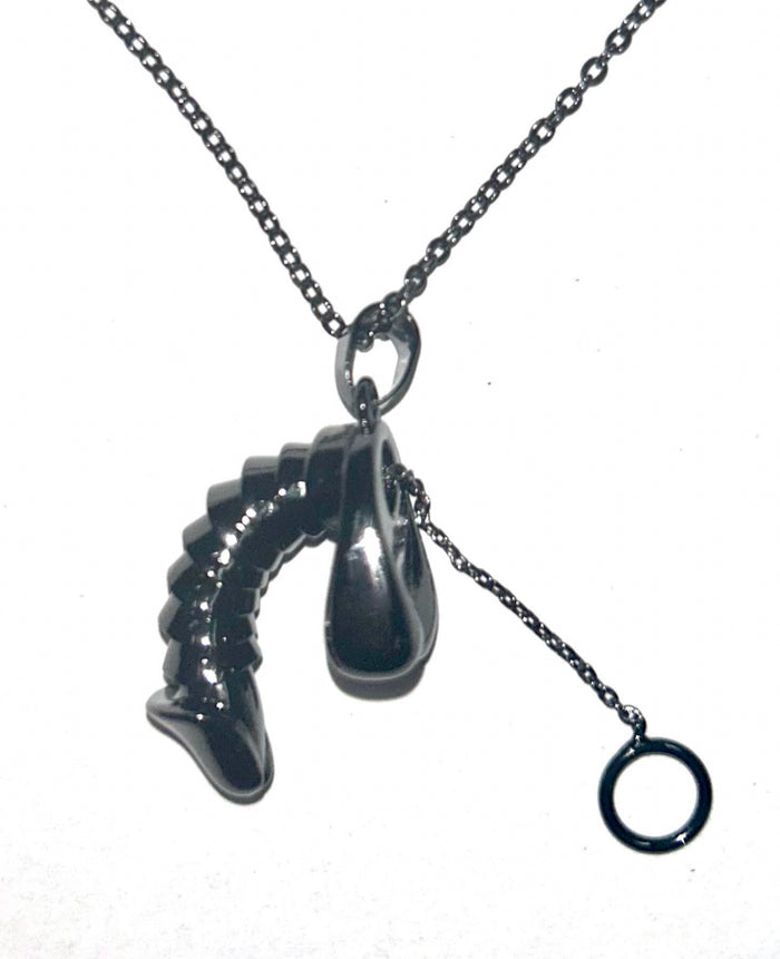 Novelty Pull Chain Pendant Necklace – Fun Statement Jewelry | Gold, Silver, Black, Rainbow