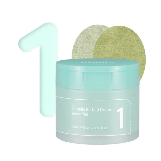 Numbuzin No.1 Centella Re-Leaf Green Toner Pad