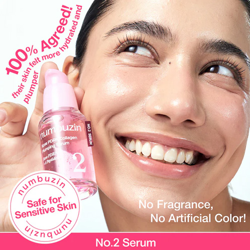 Numbuzin No.2 Rose PDRN Collagen Plumping Serum 30 ml