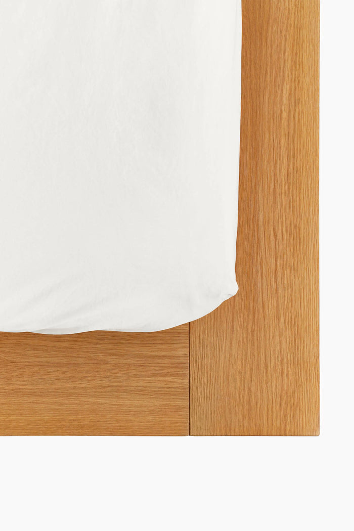 Organic Cotton Percale Bedding | Broken White