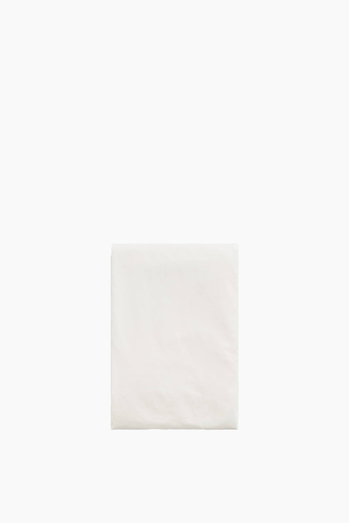 Organic Cotton Percale Bedding | Broken White