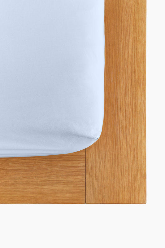 Organic Cotton Percale Bedding | Morning Blue