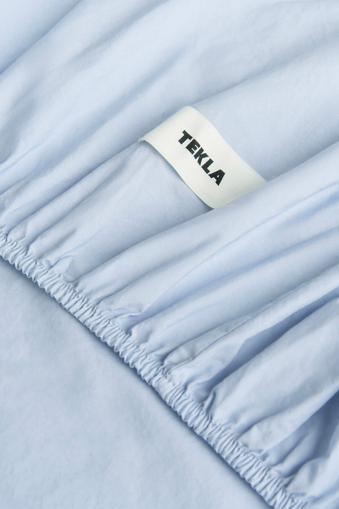 Organic Cotton Percale Bedding | Morning Blue