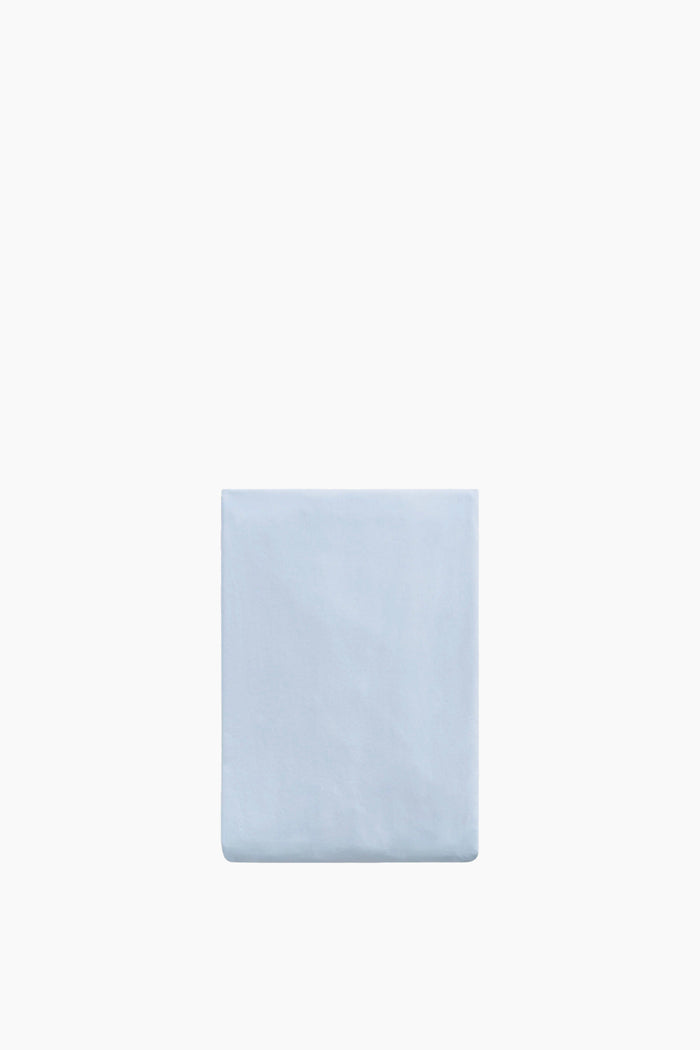 Organic Cotton Percale Bedding | Morning Blue