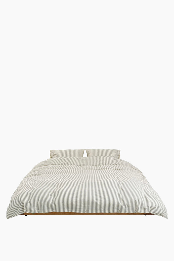 Organic Cotton Percale Bedding | Pickford Stripes