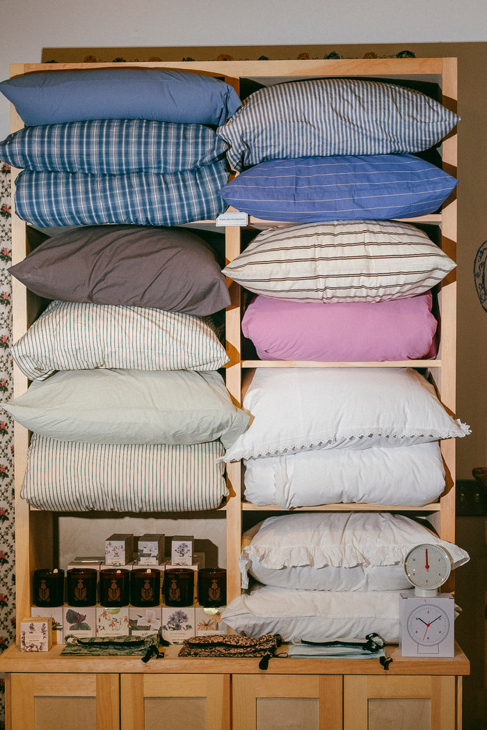 Organic Cotton Percale Bedding | Pickford Stripes