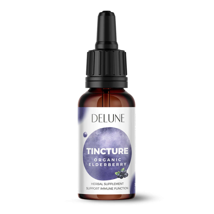 Organic Elderberry Herbal Tincture - Delune