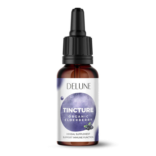 Organic Elderberry Herbal Tincture - Delune