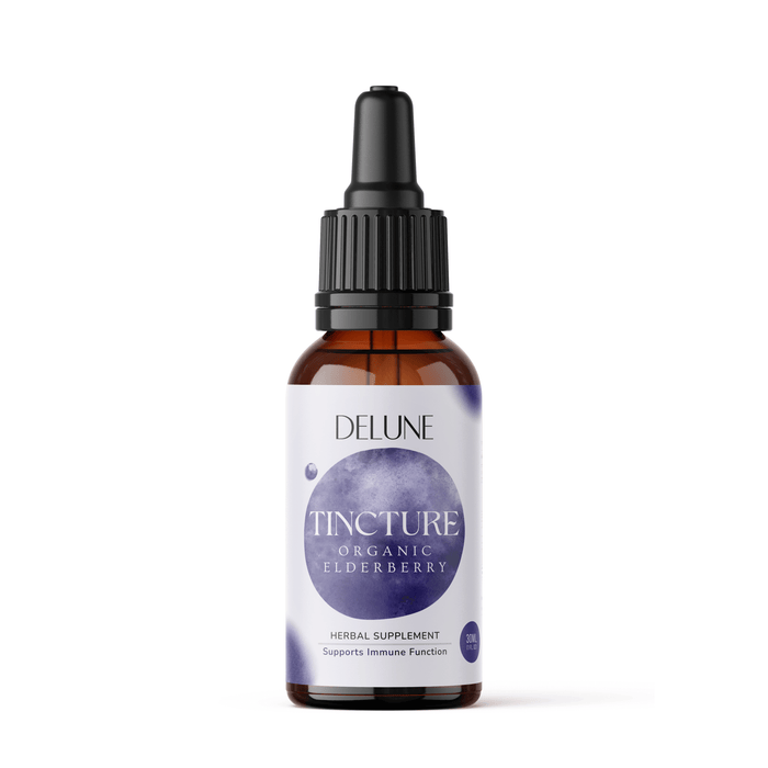 Organic Elderberry Herbal Tincture - Delune