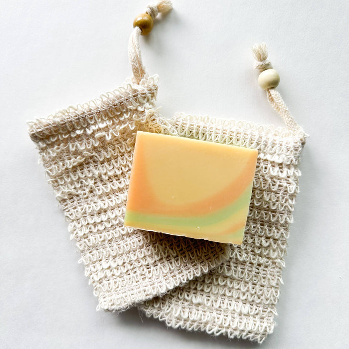 Organic Natural Handmade Sisal Soap Bags - Magnolia Lane co. Home + Garden + Gift