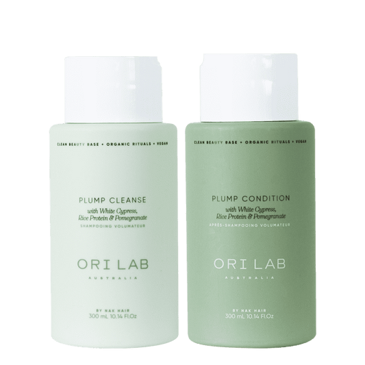 NAK Hair Shampoo and Conditioner ORI Lab Plump Range