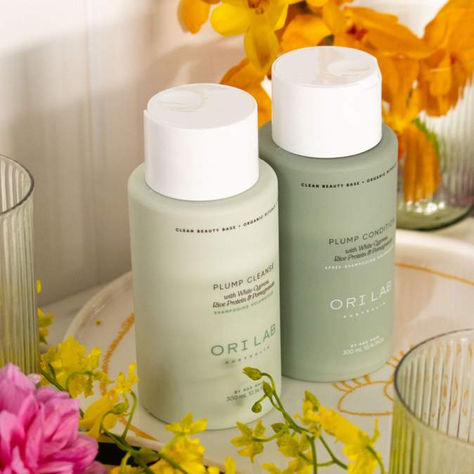 NAK Hair Shampoo and Conditioner ORI Lab Plump Range