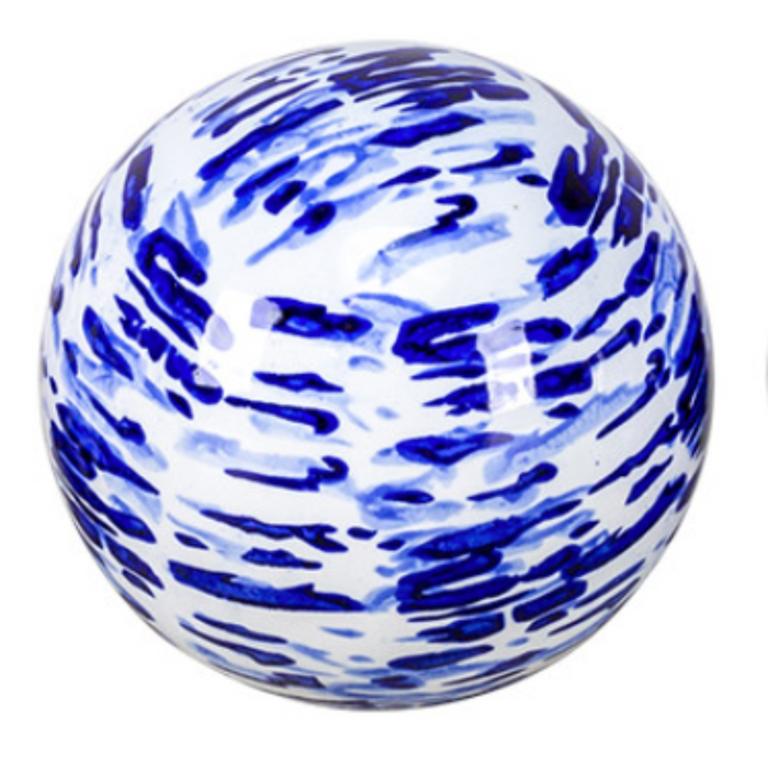 4"dia / Blue/White VIII
