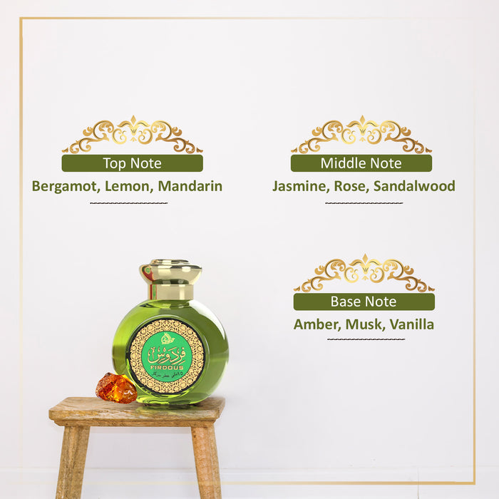 Otoori Firdus Oud Attar 15ml Concentrated Perfume Oil