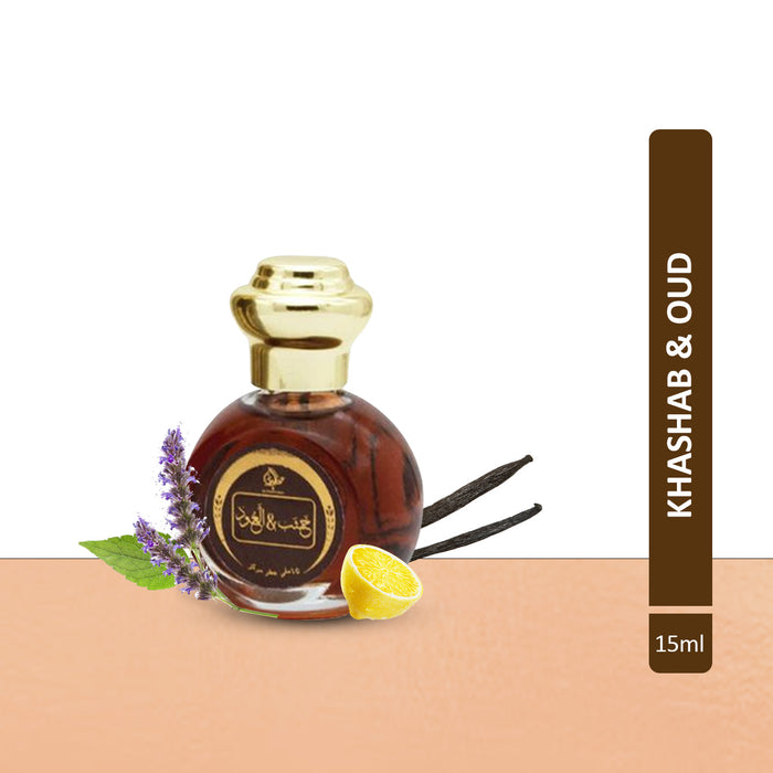 Otoori Khashab and Oud Attar 15ml Perfume Oil