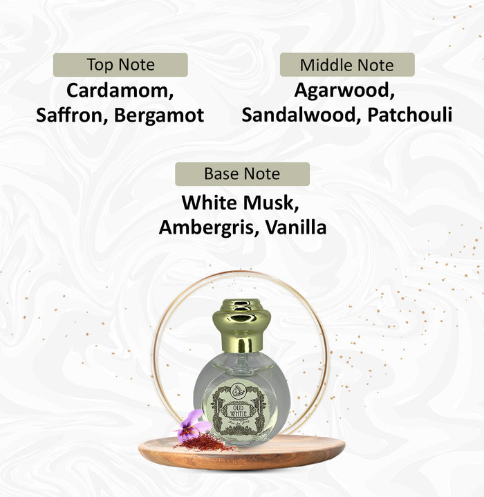 Otoori White Oud Attar 15ml Concentrated Perfume Oil