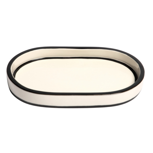 Oval Porcelain Serving Trays