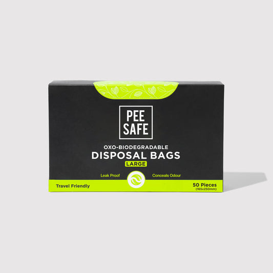 Pee Safe Oxo-Biodegradable Disposable Bags - 50 Bags (Large) *