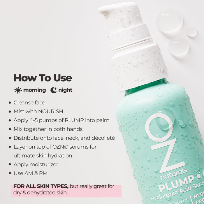 Oz Naturals Plump Hyaluronic Acid Serum 30 ML
