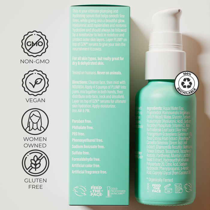 Oz Naturals Plump Hyaluronic Acid Serum 30 ML