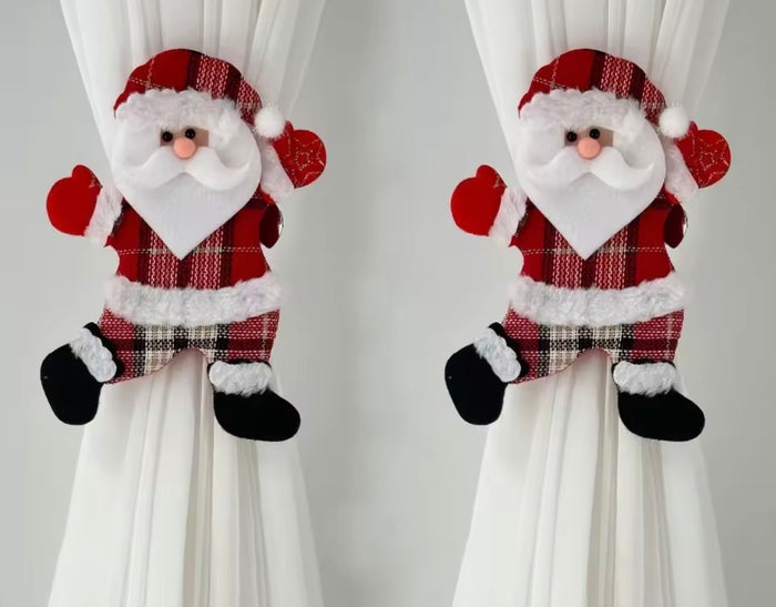 Pair of Christmas Curtain Buckle Tieback
