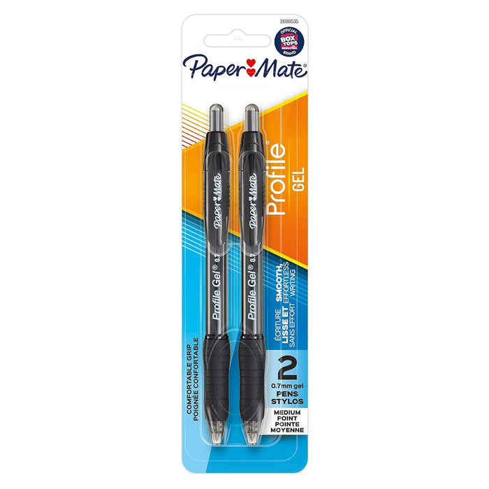 Paper Mate Profile Black Gel Pens - 2 Ct - 48 Pack