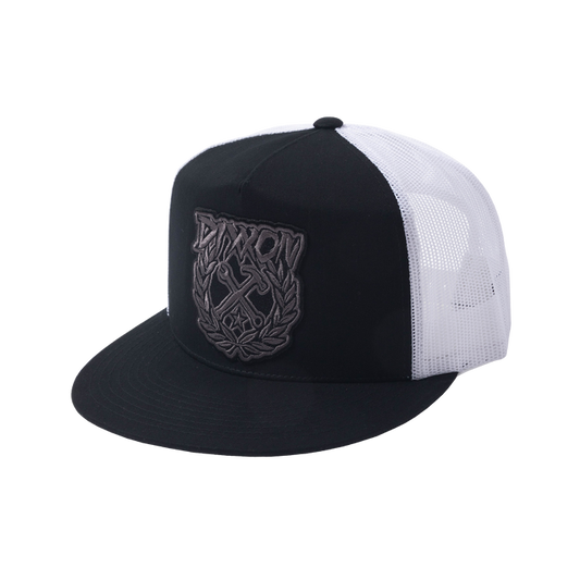 Party Crest Flat Bill Trucker Snapback