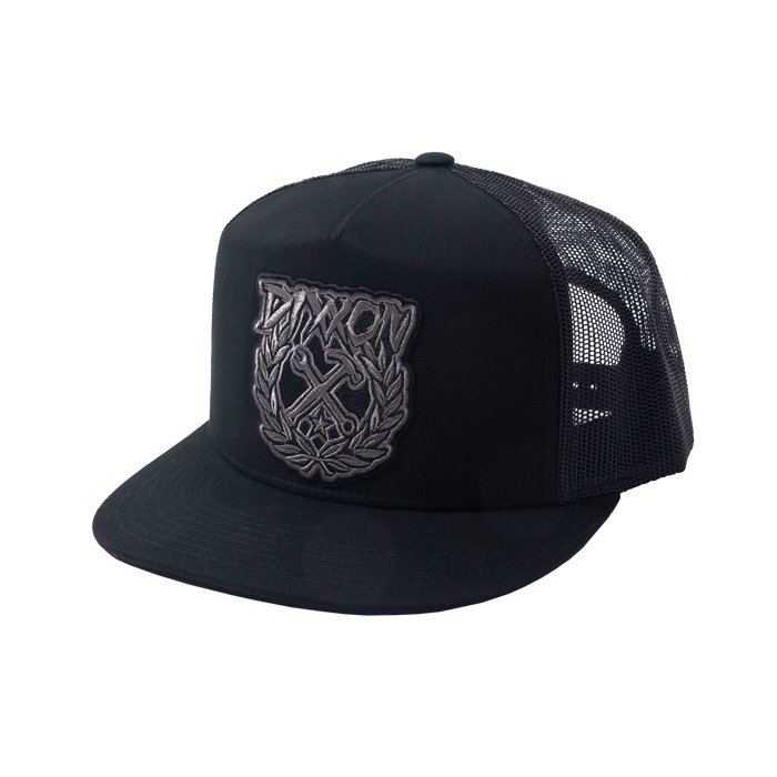 Party Crest Flat Bill Trucker Snapback