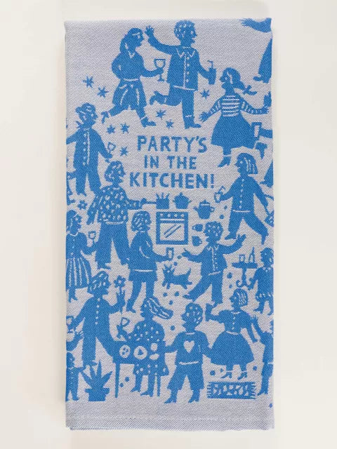 Party Is In The Kitchen Dish Towel