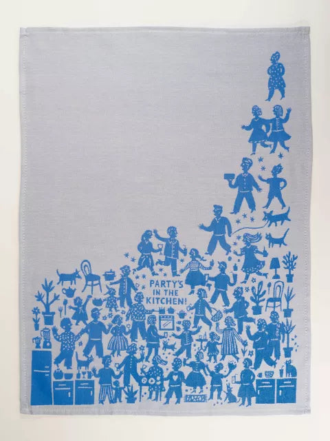 Party Is In The Kitchen Dish Towel