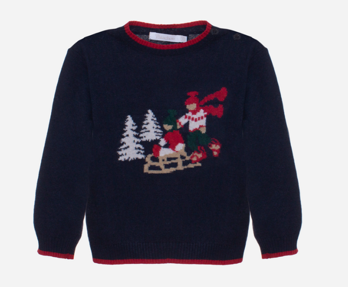 PATACHOU Sled-intarsia sweater