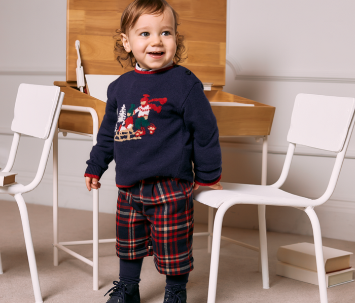PATACHOU Sled-intarsia sweater
