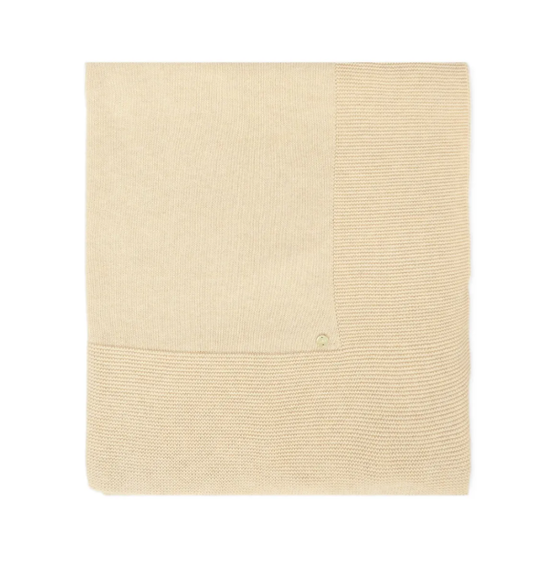PAZ RODRIGUEZ RIBBED KNITTED BABY BLANKET