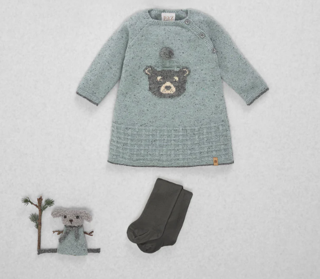 PAZ RODRIGUEZ WOOL BEAR DRESS