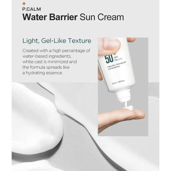 P.calm Water Barrier Sun Cream Spf 50 + PA++++ 50 ml