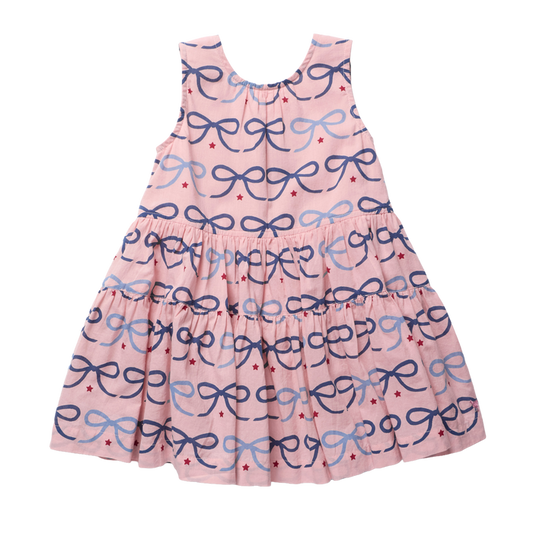Pink Chicken Eloise Dress in Pink Bows