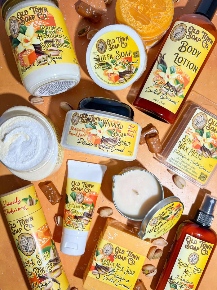 Pistachio & Salted Caramel Body Lotion - Old Town Soap Co.