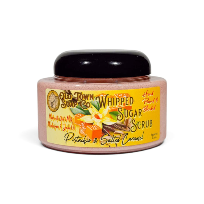 Pistachio & Salted Caramel Whipped Sugar Scrub Soap