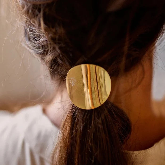 Plate Hair Tie with Elastic Band