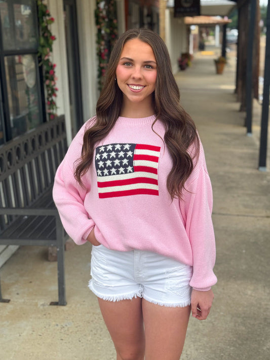 Pretty + Patriotic Sweater