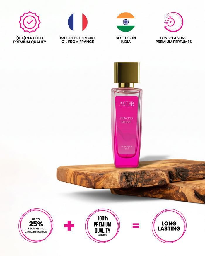 Princess Delight EDP for Woman 50ml perfume bottle